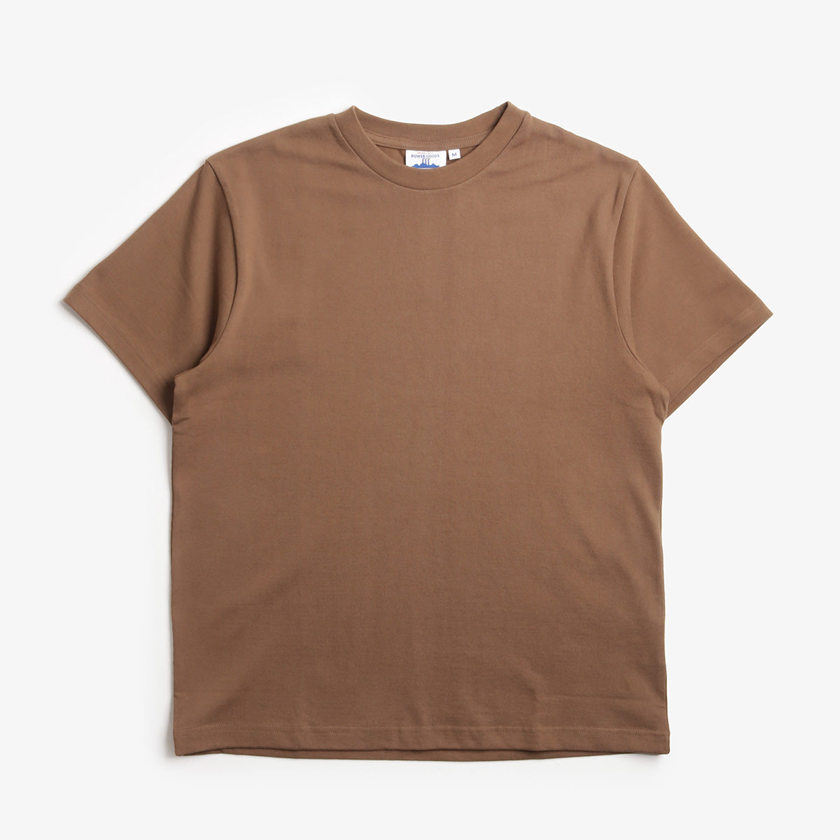 Power Goods Super Weight T-Shirt, Brown, Detail Shot 1