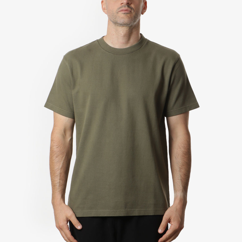 Power Goods Super Weight T-Shirt, Olive, Detail Shot 2