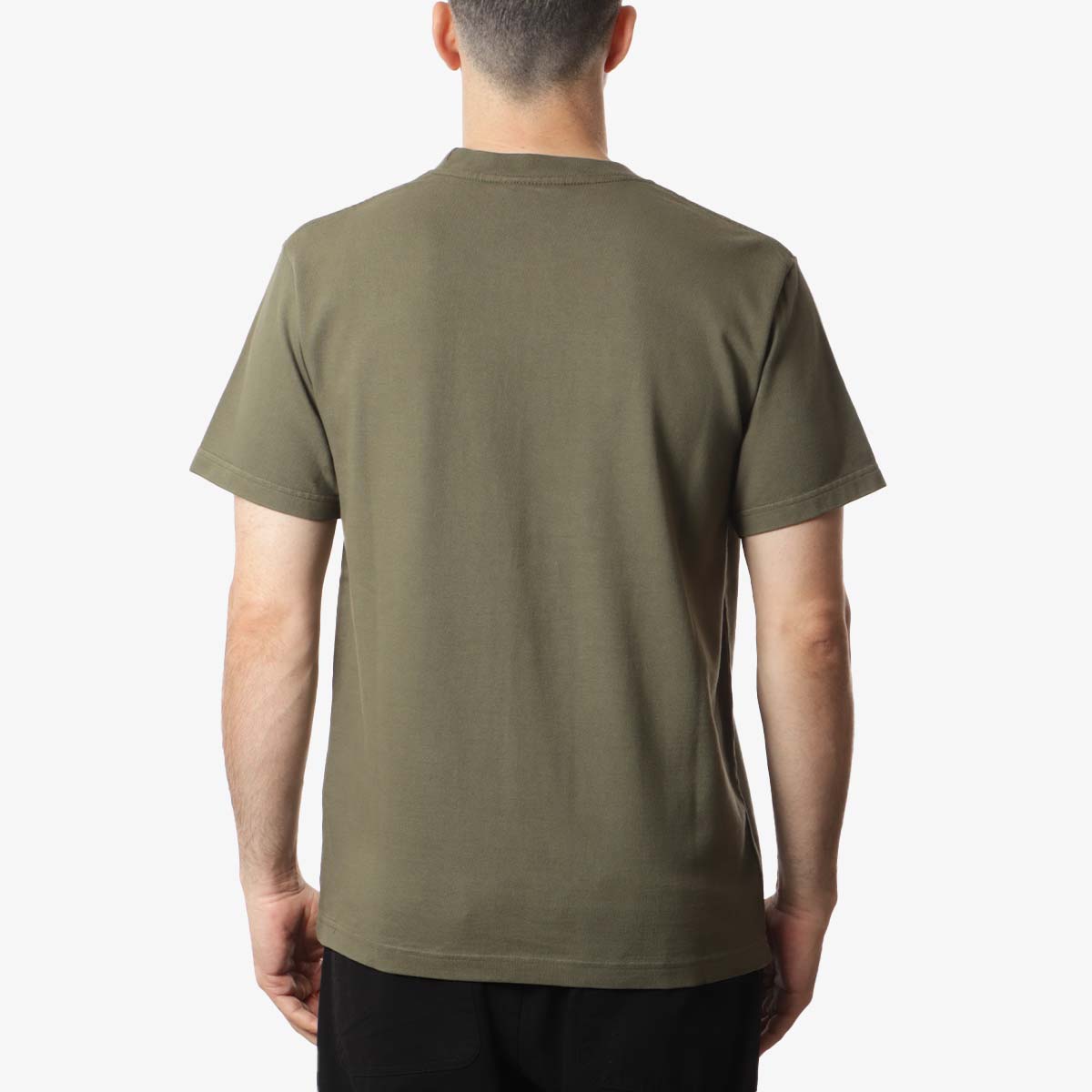 Power Goods Super Weight T-Shirt, Olive, Detail Shot 4