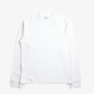 Power Goods Thermal Waffle Long Sleeve T-Shirt - White