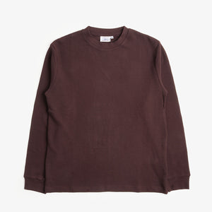 Power Goods Thermal Waffle Long Sleeve T-Shirt - Brown