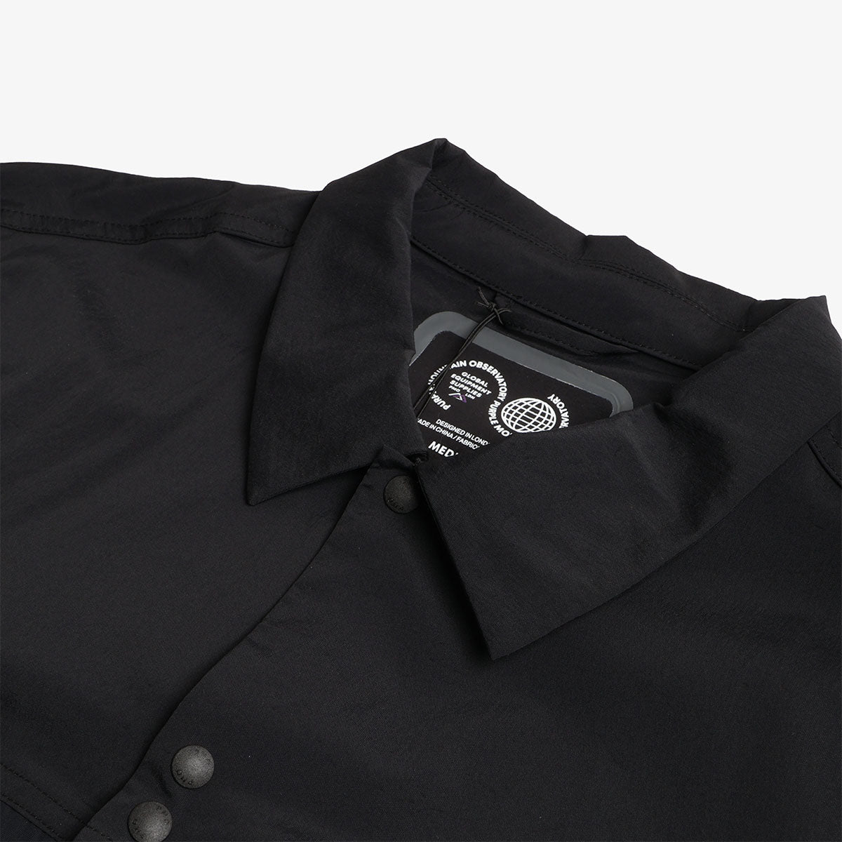 Purple Mountain Observatory Field Shirt, Black, Detail Shot 2