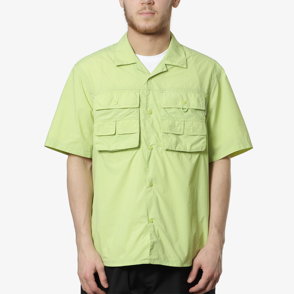 Purple Mountain Obervatory Trail Multi Pocket Shirt, Lime, Detail Shot 1