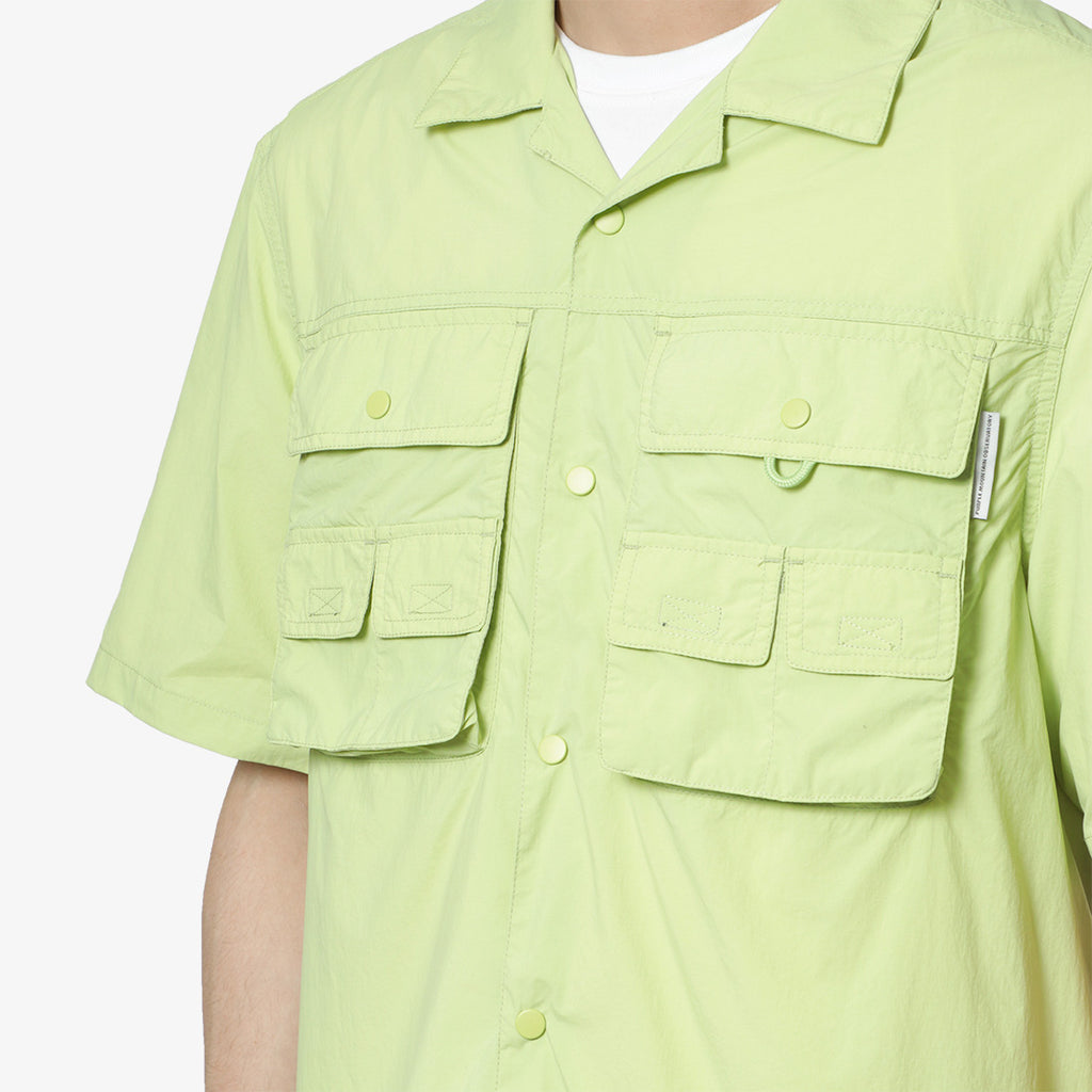 Purple Mountain Obervatory Trail Multi Pocket Shirt, Lime, Detail Shot 2