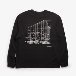 thumbnail Purple Mountain Observartory Map Projection T-Shirt, Black, Detail Shot 2