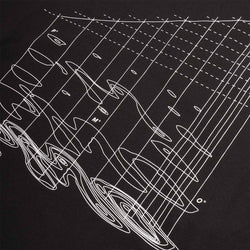 thumbnail Purple Mountain Observartory Map Projection T-Shirt, Black, Detail Shot 5