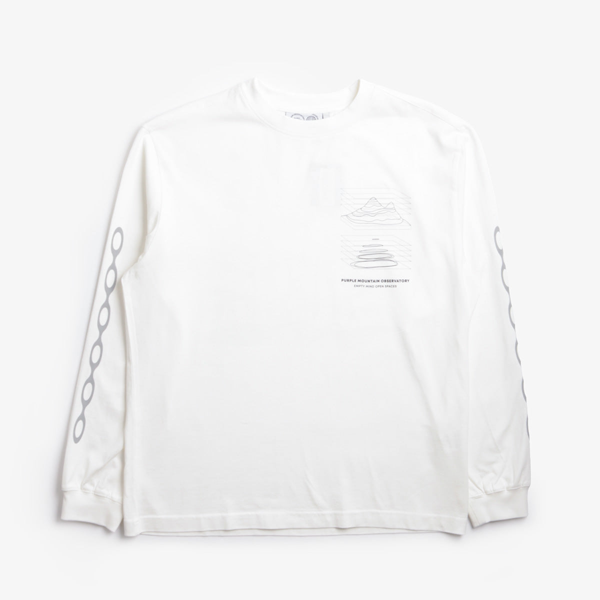 main Purple Mountain Observartory Map Projection T-Shirt, White, Detail Shot 1