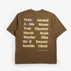 thumbnail Purple Mountain Observatory Ascend T-Shirt, Dark Olive, Detail Shot 2