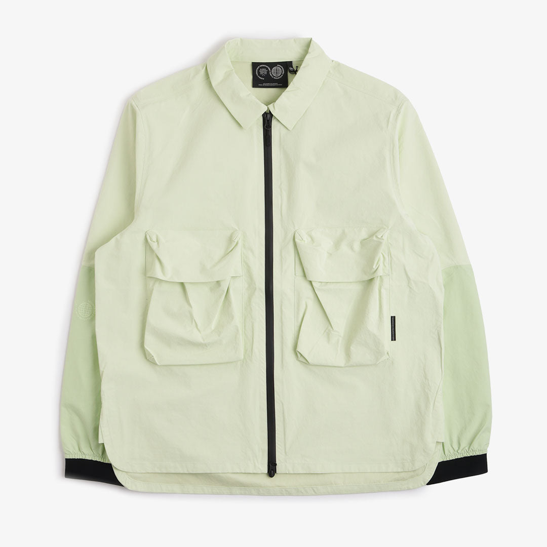 Purple Mountain Observatory Climate Lightweight Jacket, Lime, Detail Shot 1
