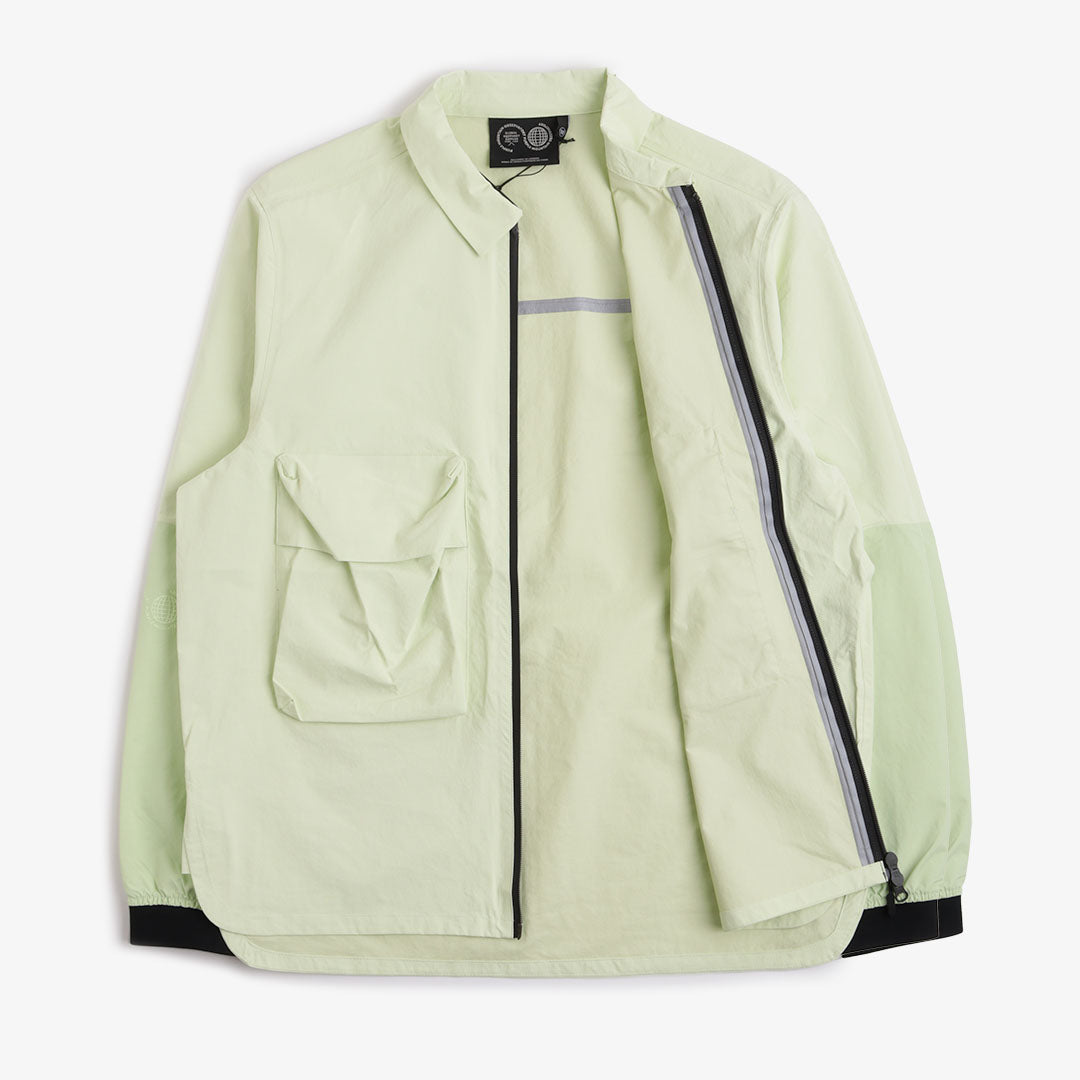 Purple Mountain Observatory Climate Lightweight Jacket, Lime, Detail Shot 2