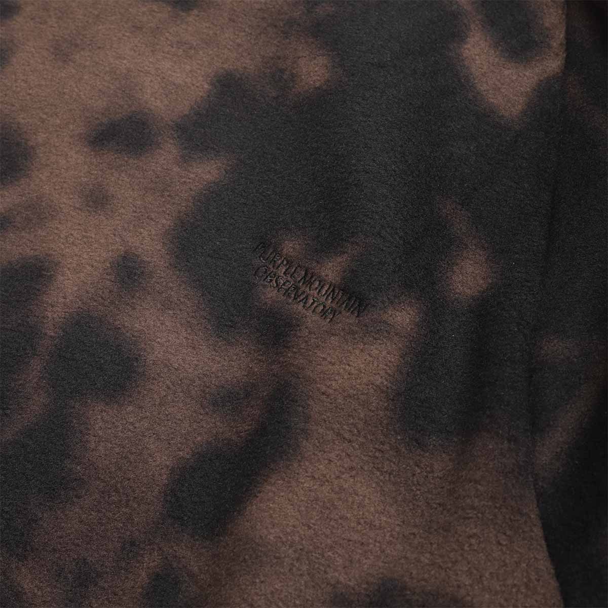 main Purple Mountain Observatory Fleece Balaclava Jacket, Tie Dye, Detail Shot 3