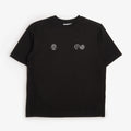 Purple Mountain Observatory Globe T-Shirt, Black, Detail Shot 1