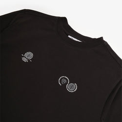 thumbnail Purple Mountain Observatory Globe T-Shirt, Black, Detail Shot 3