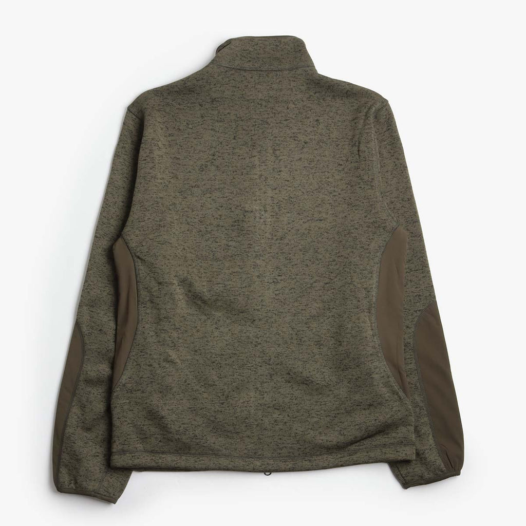 Purple Mountain Observatory Solo Fleck Fleece Jacket, Dark Olive, Detail Shot 2