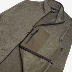 thumbnail Purple Mountain Observatory Solo Fleck Fleece Jacket, Dark Olive, Detail Shot 3