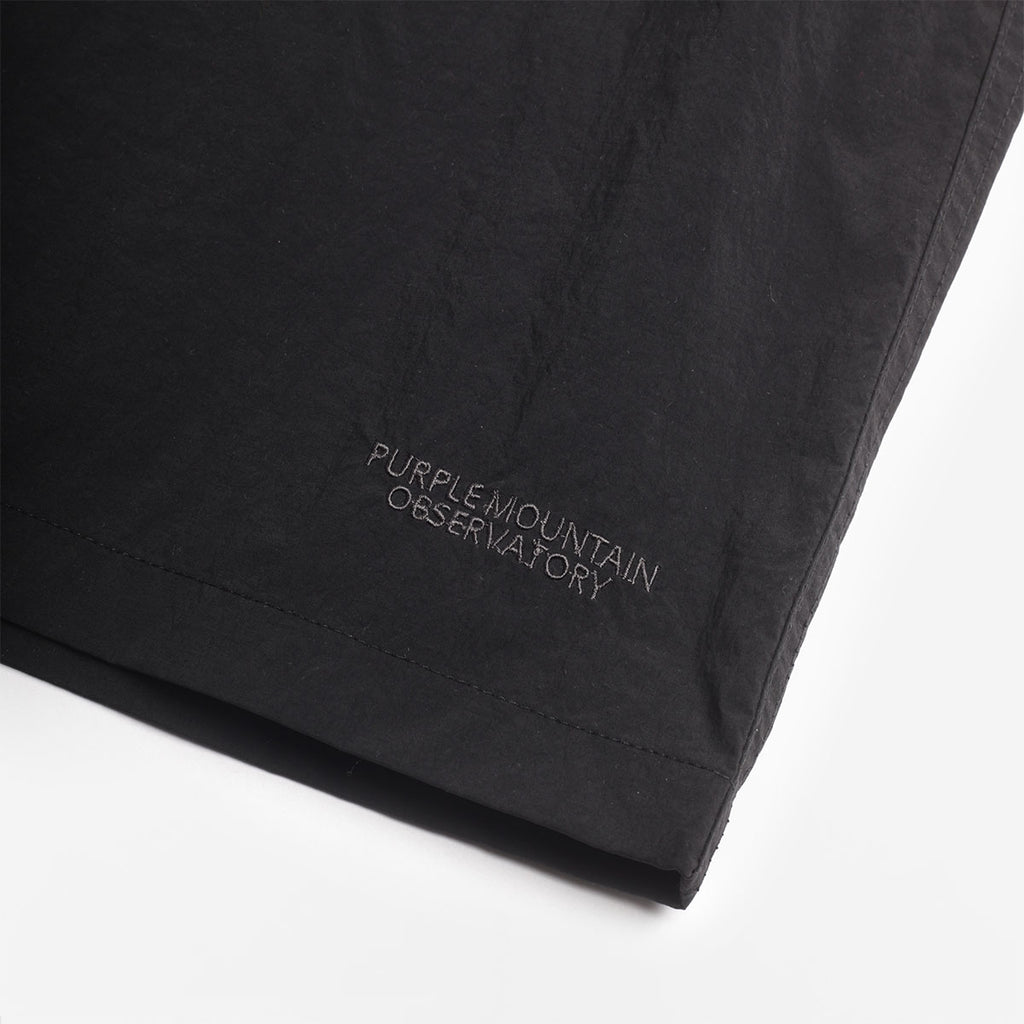 Purple Mountain Observatory Track Shorts, Black, Detail Shot 4