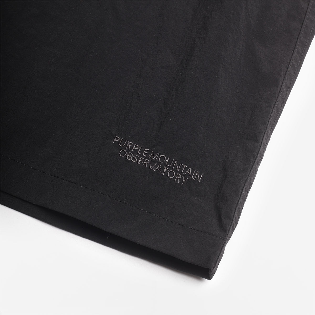 main Purple Mountain Observatory Track Shorts, Black, Detail Shot 4