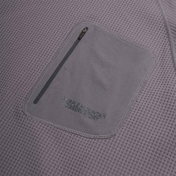 thumbnail Purple Mountain Observatory Waffle Balaclava Hoodie, Charcoal, Detail Shot 3