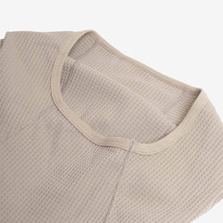 thumbnail Purple Mountain Observatory Waffle Balaclava Hoodie, Concrete, Detail Shot 4