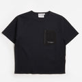Purple Mountain Observatory Waffle T-Shirt, Black, Detail Shot 1