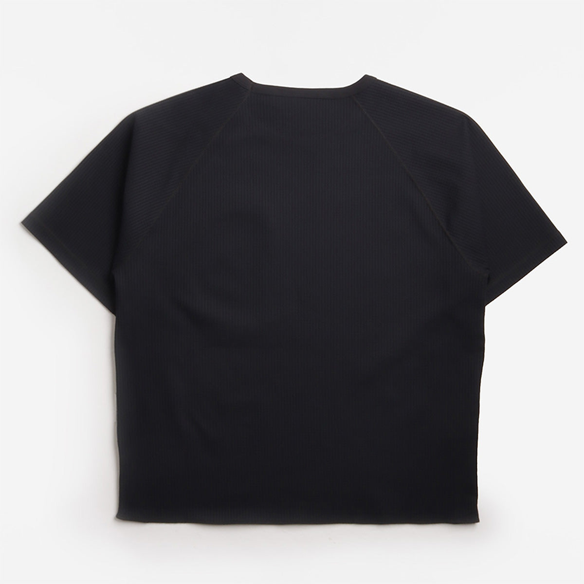 Purple Mountain Observatory Waffle T-Shirt, Black, Detail Shot 2