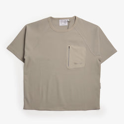 thumbnail Purple Mountain Observatory Waffle T-Shirt, Concrete, Detail Shot 1