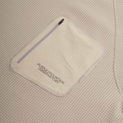 thumbnail Purple Mountain Observatory Waffle T-Shirt, Concrete, Detail Shot 3