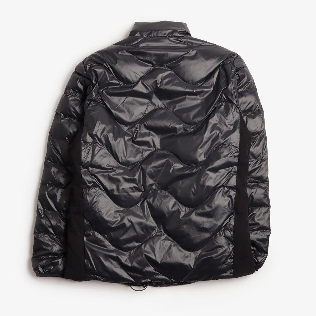 Purple Mountain Observatory Waves Light Puffa Jacket, Black, Detail Shot 2