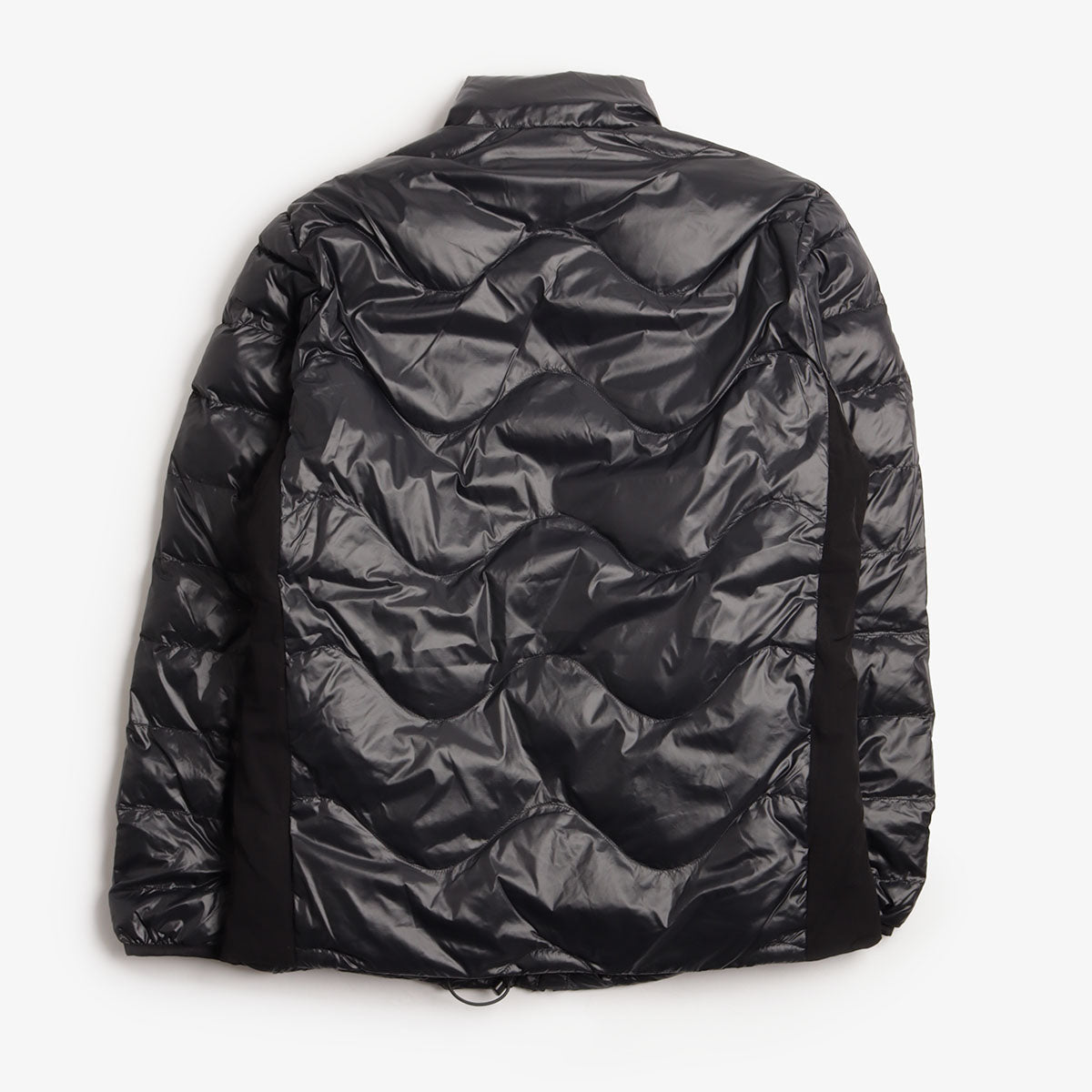 Purple Mountain Observatory Waves Light Puffa Jacket, Black, Detail Shot 2