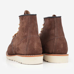 thumbnail Red Wing Classic 6" Moc Toe Boot, Chocolate Muleskin, Detail Shot 4