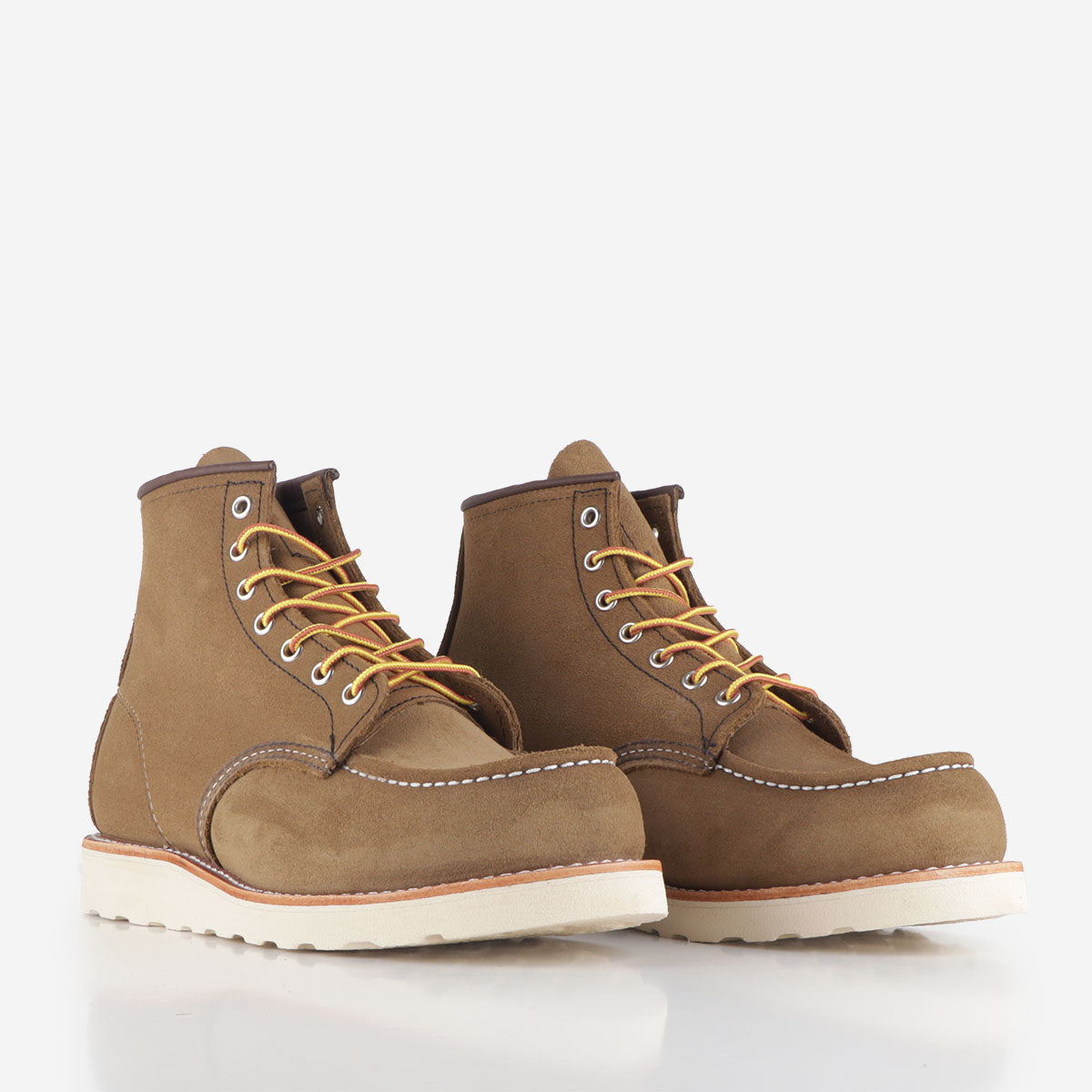 Red Wing Classic 6" Moc Toe Boot, Olive Mohave, Detail Shot 2