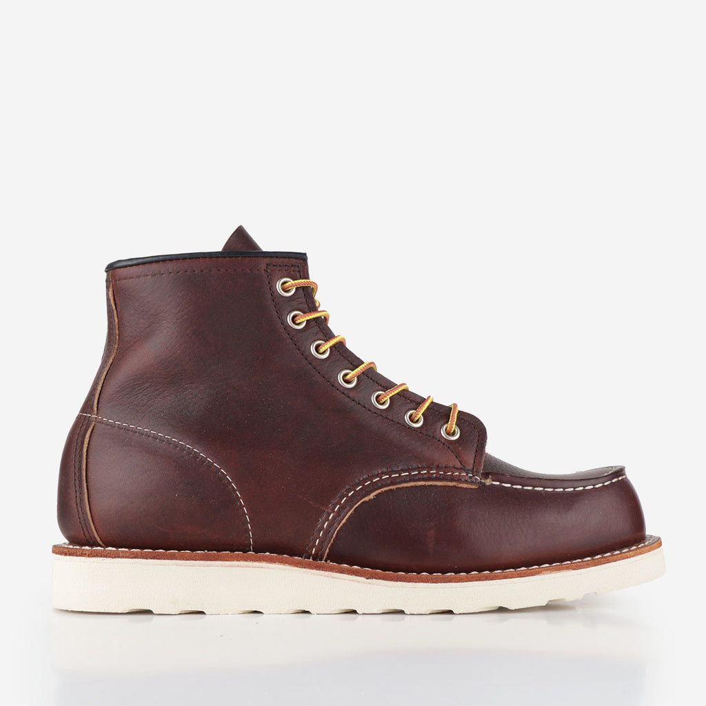 Red Wing Classic 6" Moc Toe Boot, Briar Oil Slick, Detail Shot 1