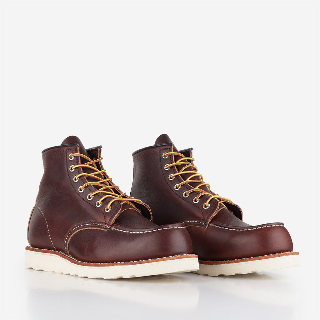Red Wing Classic 6" Moc Toe Boot, Briar Oil Slick, Detail Shot 2
