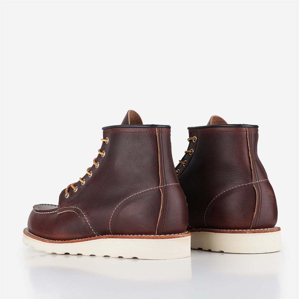 Red Wing Classic 6" Moc Toe Boot, Briar Oil Slick, Detail Shot 3