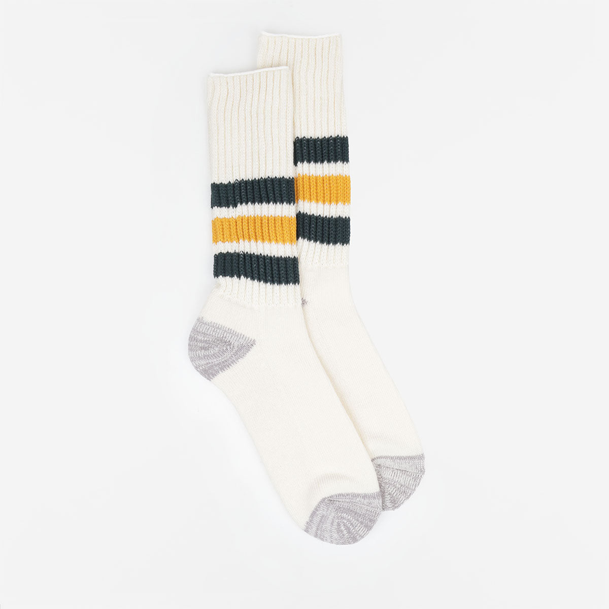 Rototo Coarse Ribbed Old School Crew Socks
