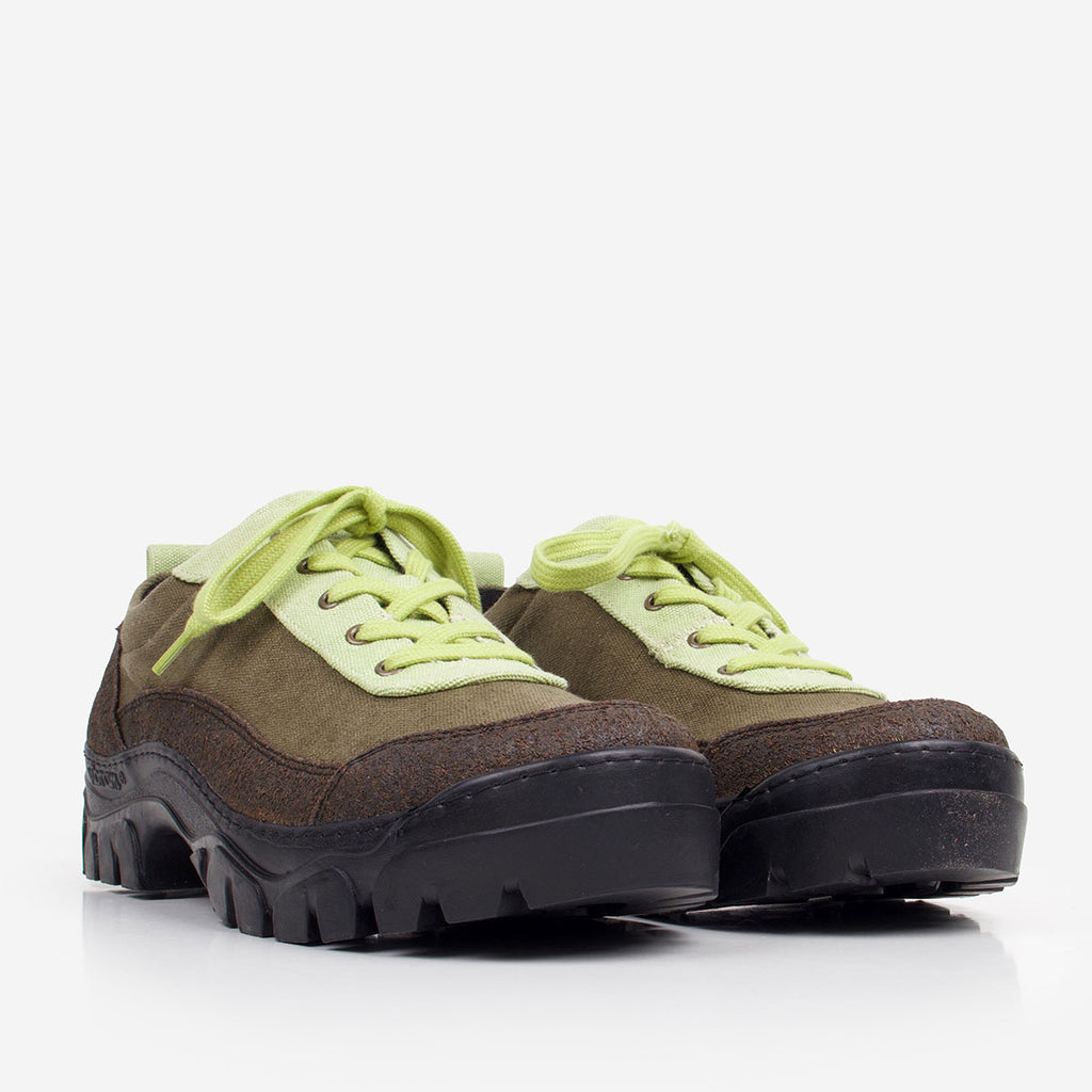 Samsara Dharma Palmera Shoes, Green Palma Black, Detail Shot 2