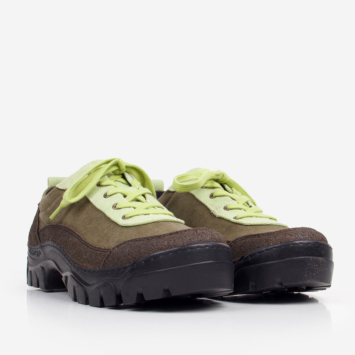 Samsara Dharma Palmera Shoes, Green Palma Black, Detail Shot 2