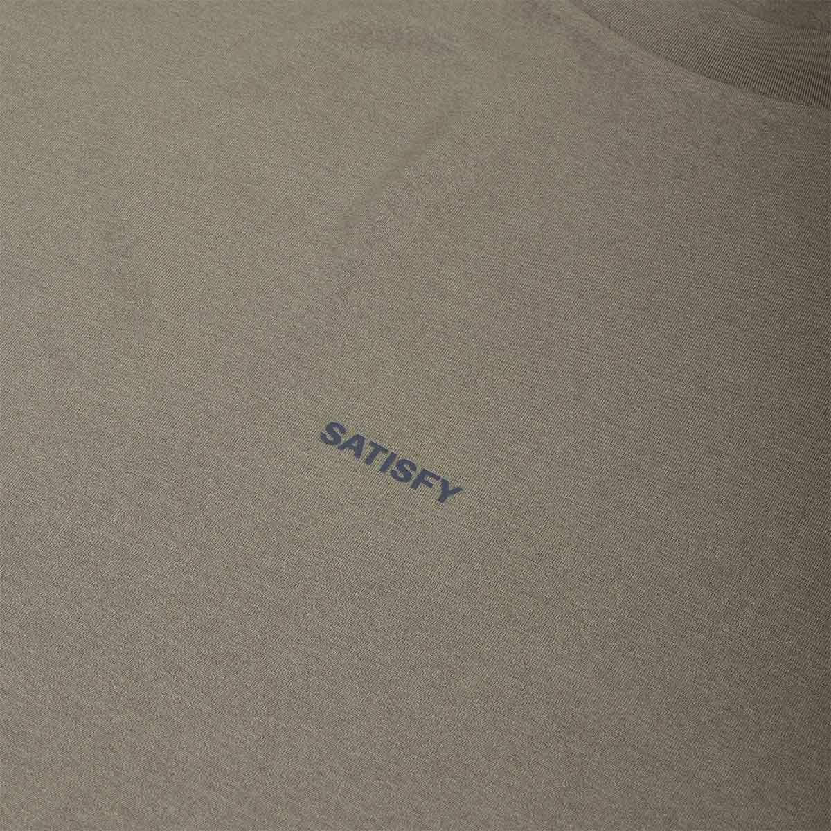 main Satisfy Auralite Long T-Shirt, Dusty Olive, Detail Shot 3