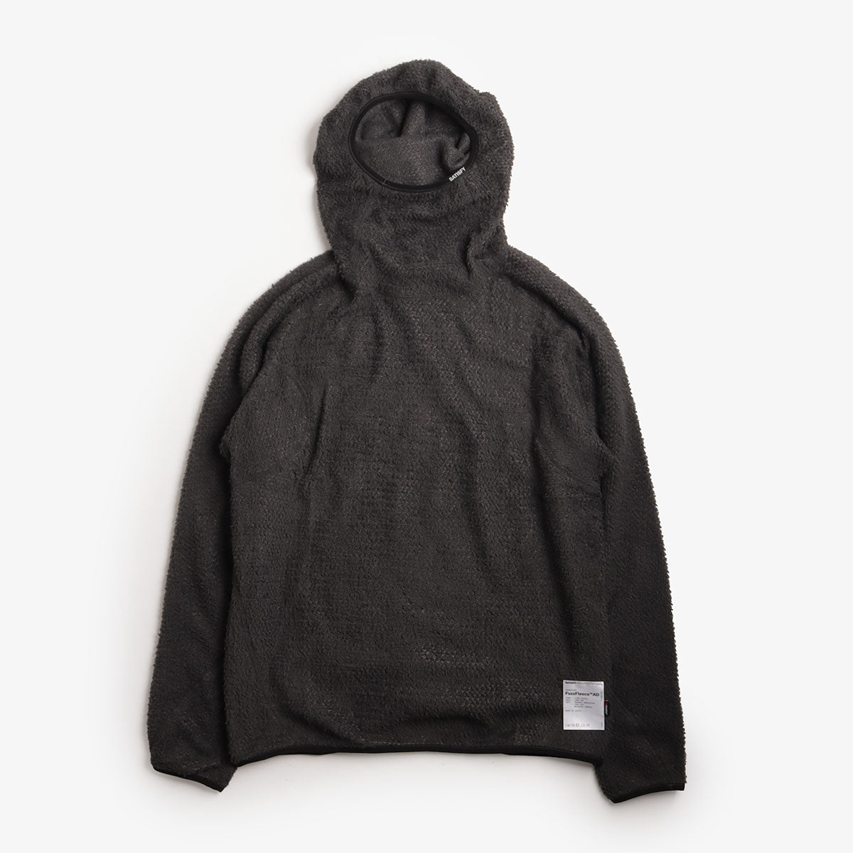 Satisfy FuzzFleece AD Light Hoodie, Phantom, Detail Shot 1