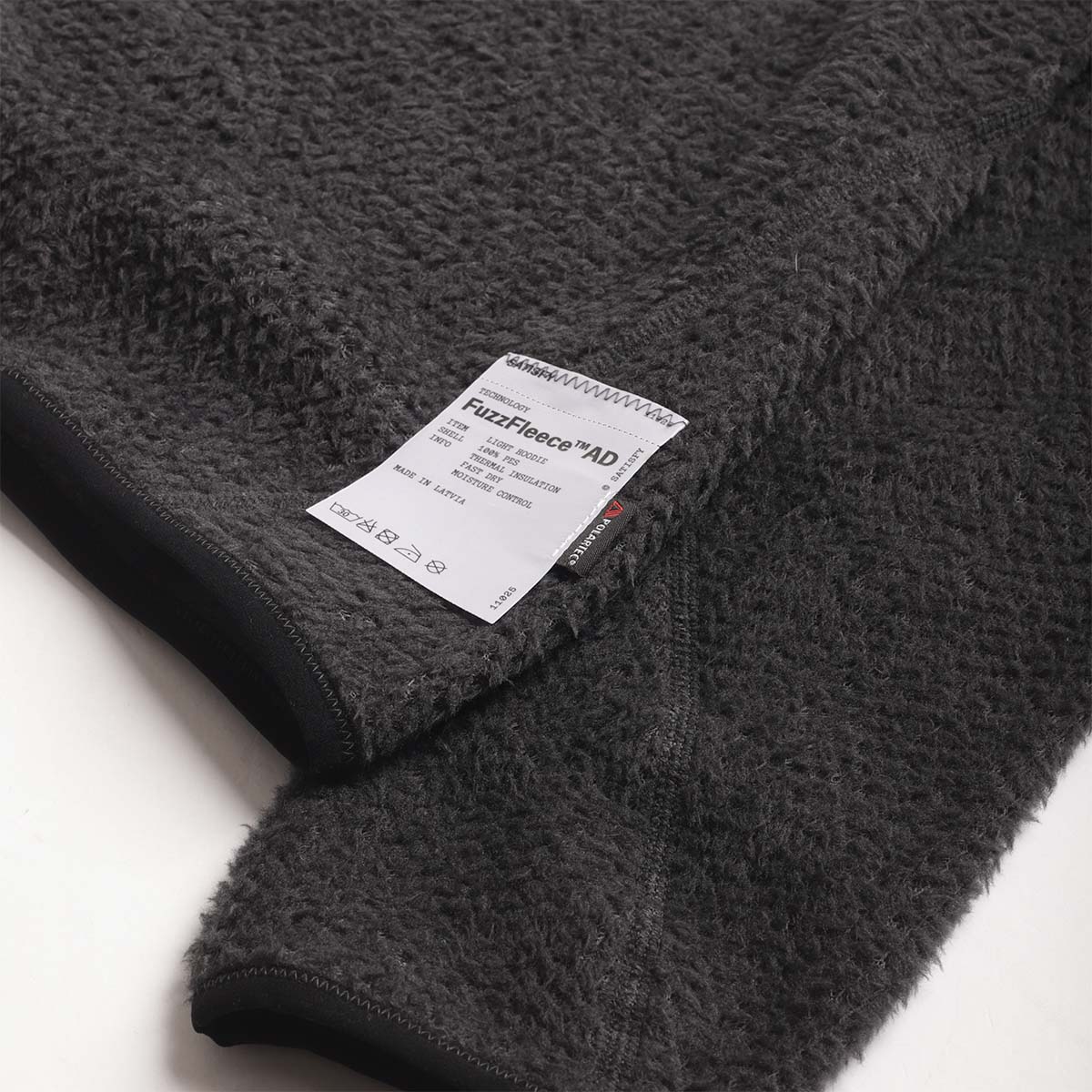 Satisfy FuzzFleece AD Light Hoodie, Phantom, Detail Shot 3