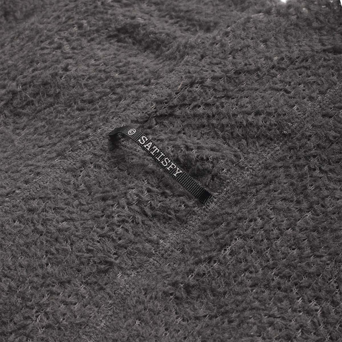 Satisfy FuzzFleece AD Light Hoodie, Phantom, Detail Shot 5