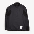 Satisfy FuzzFleece Half Zip, Black, Detail Shot 1