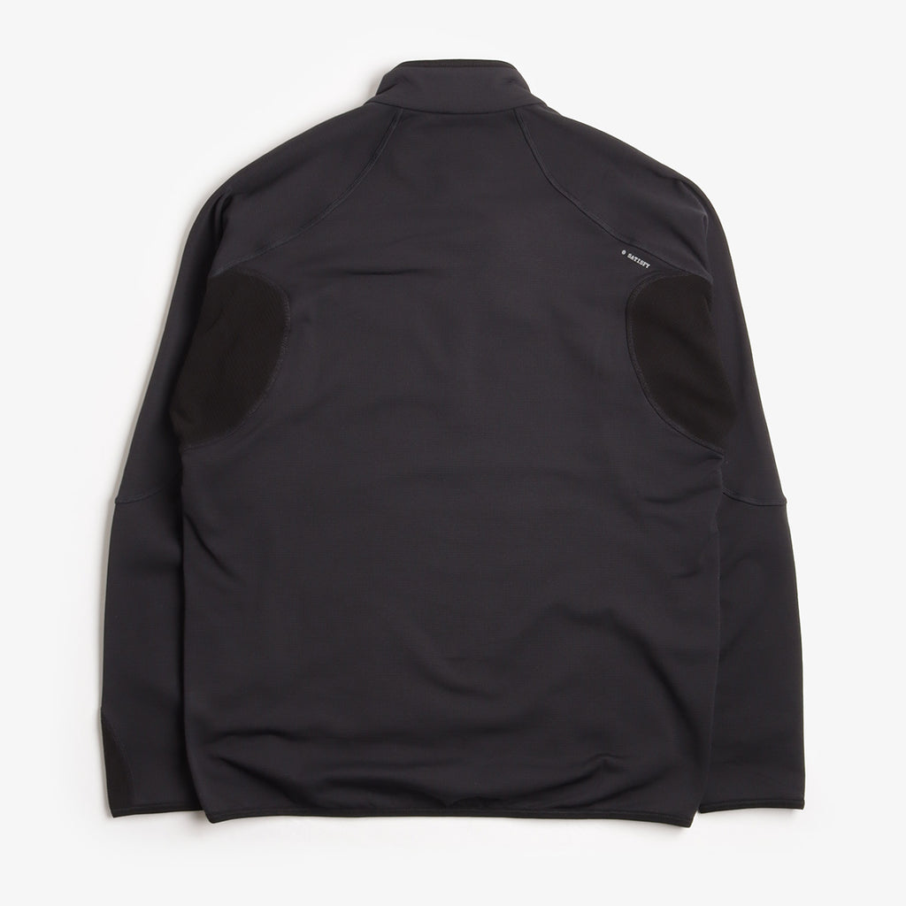 Satisfy FuzzFleece Half Zip, Black, Detail Shot 2