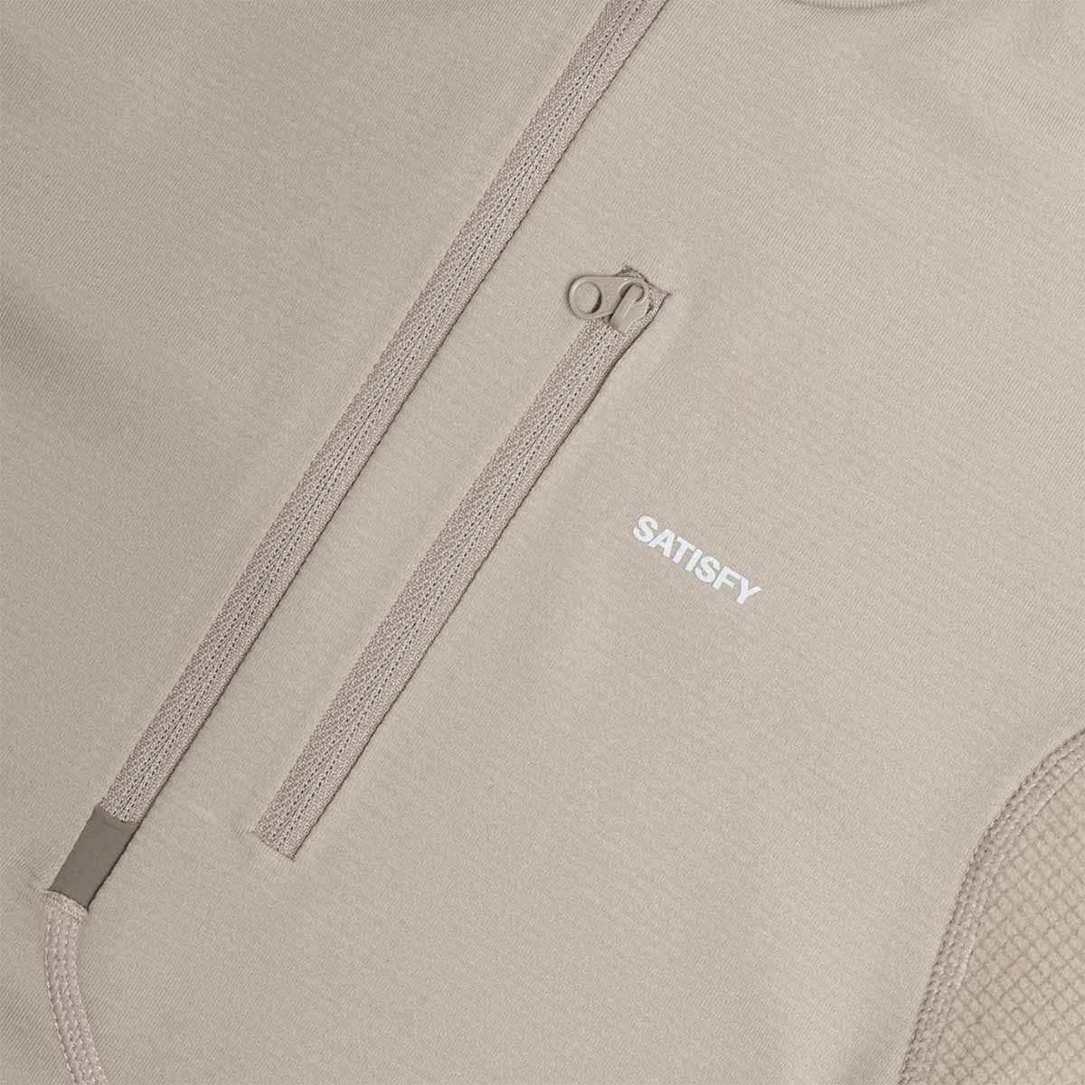 Satisfy FuzzFleece Half Zip, Rock Ridge, Detail Shot 4