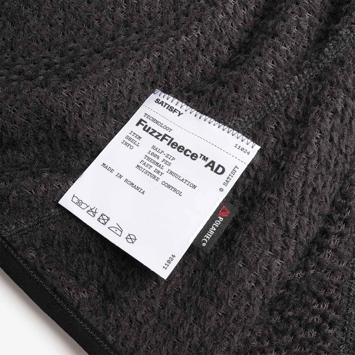 Satisfy Fuzzfleece Ad Half Zip Sweatshirt - Phantom