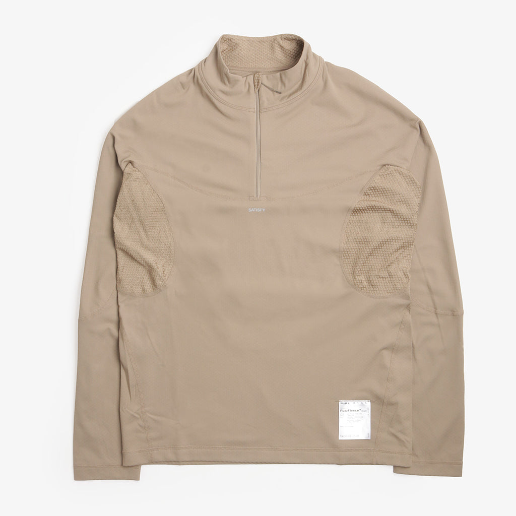 Satisfy Fuzzfleece Octa Half-Zip Sweatshirt in Fallen Rock, front view
