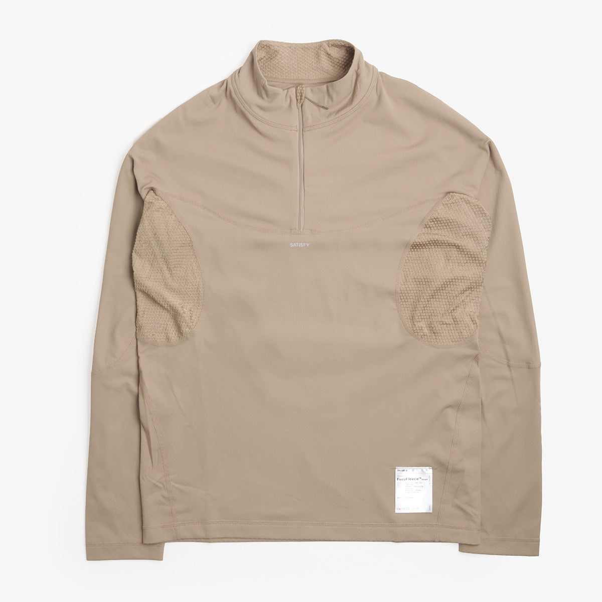 Satisfy Fuzzfleece Octa Half-Zip Sweatshirt in Fallen Rock, front view