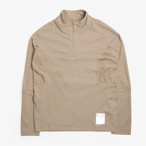 Satisfy Fuzzfleece Octa Half-Zip Sweatshirt in Fallen Rock, front view