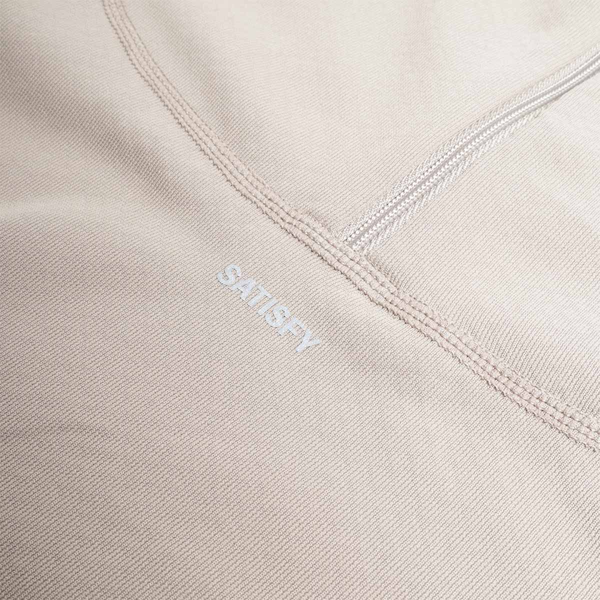Twill seam and Satisfy print detail, Fallen Rock fleece