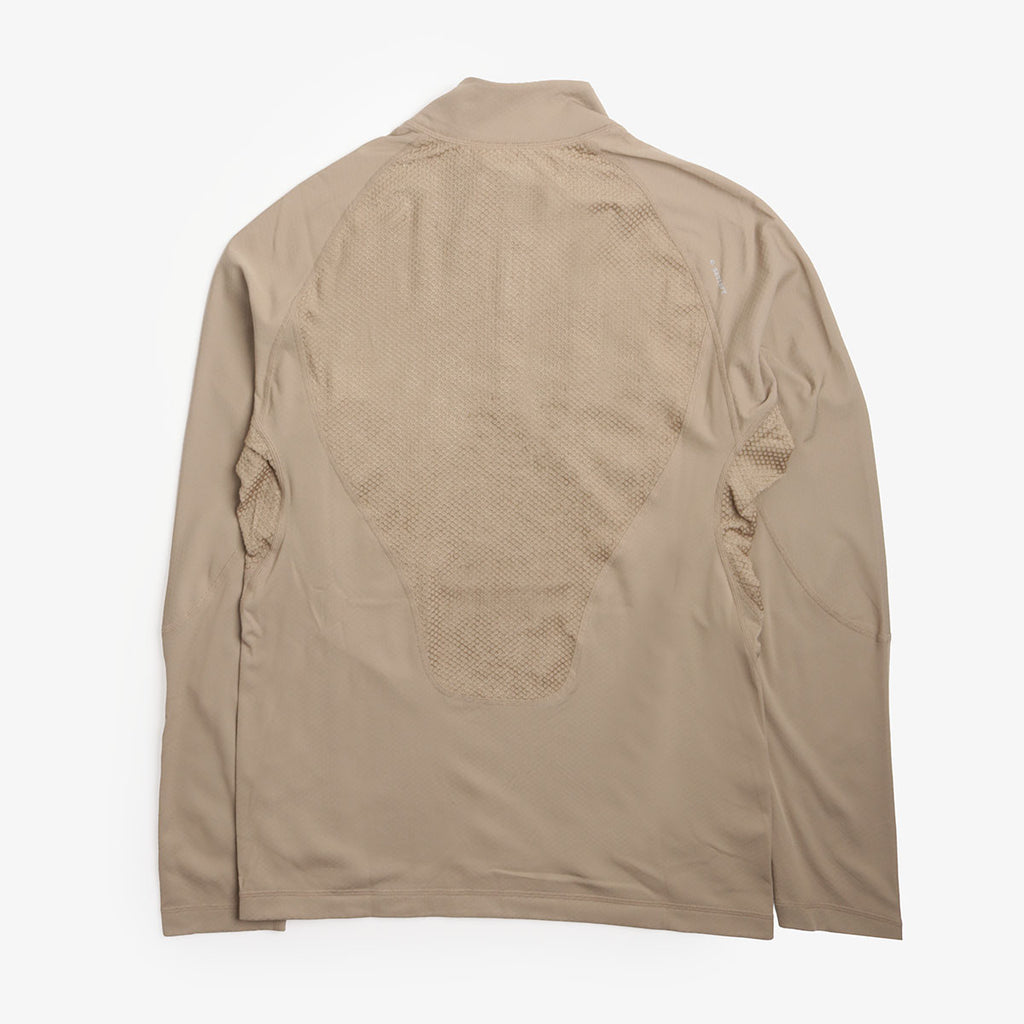 Satisfy Fuzzfleece Octa Half-Zip Sweatshirt in Fallen Rock, back view